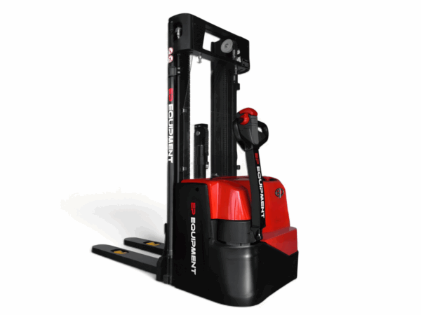 Wózek podnośnikowy EP WSA161 Li-ION z masztem triplex i wysokim podnoszeniem do magazynu