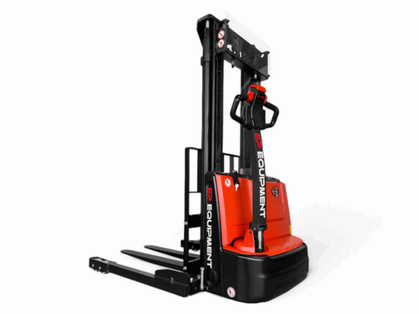 Elektryczny wózek podnośnikowy EP ESA121-D o udźwigu 1200 kg z baterią AGM 105 Ah i regulowanymi widłami