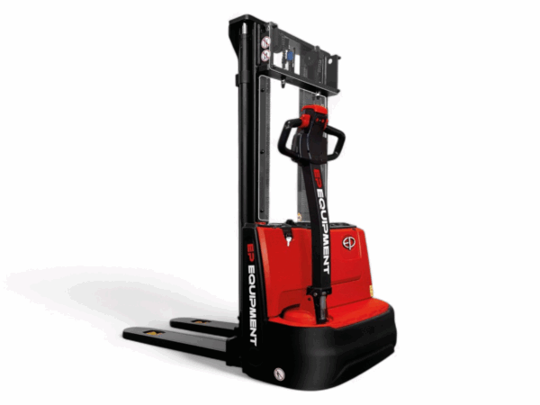 Wózek podnośnikowy EP ESA121 z bezobsługową baterią AGM do magazynu